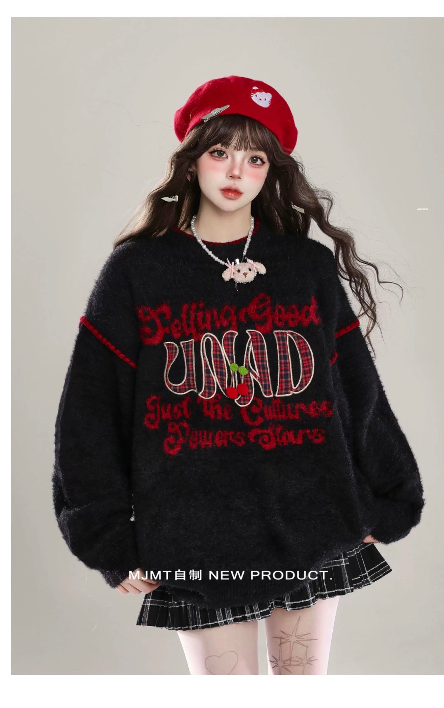 Women’s Vintage USA-Style Embroidered Knit C0022