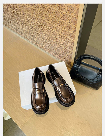 Women’s Vintage British Platform Oxfords S0004