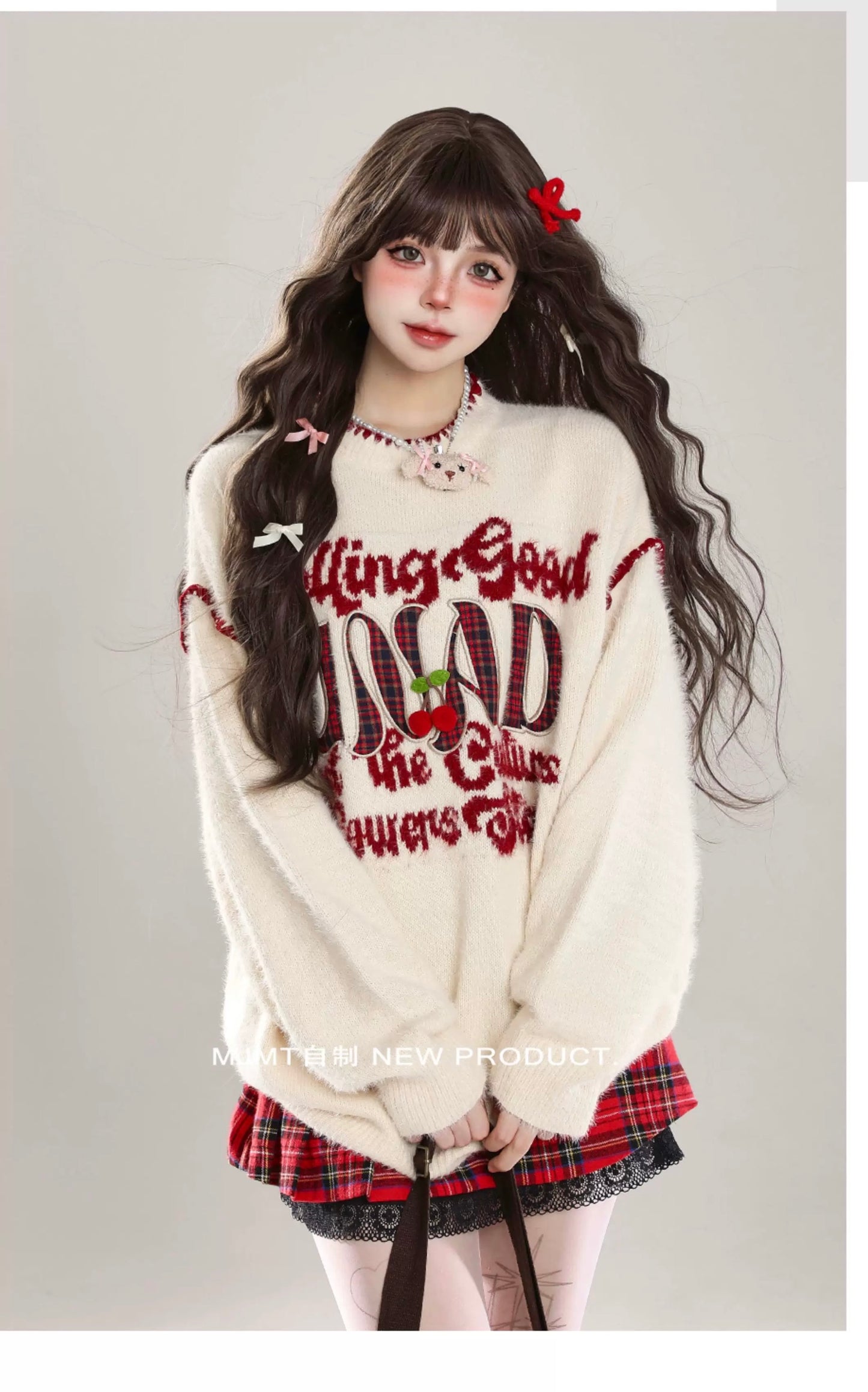 Women’s Vintage USA-Style Embroidered Knit C0022