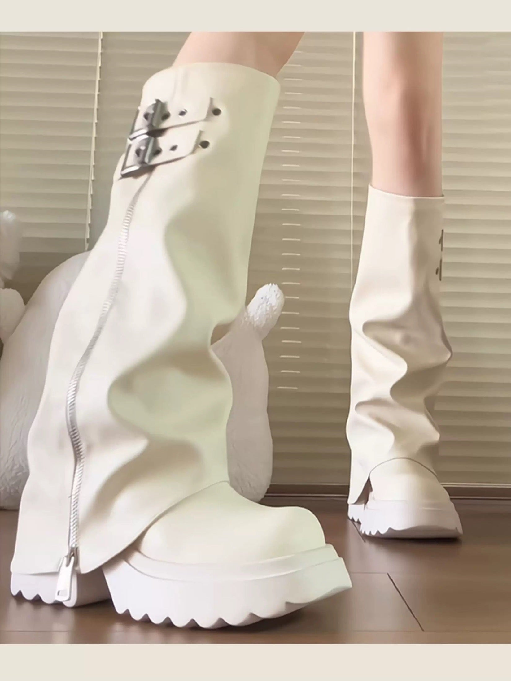 Women’s High-Knee Fashion Rider Boots S0001