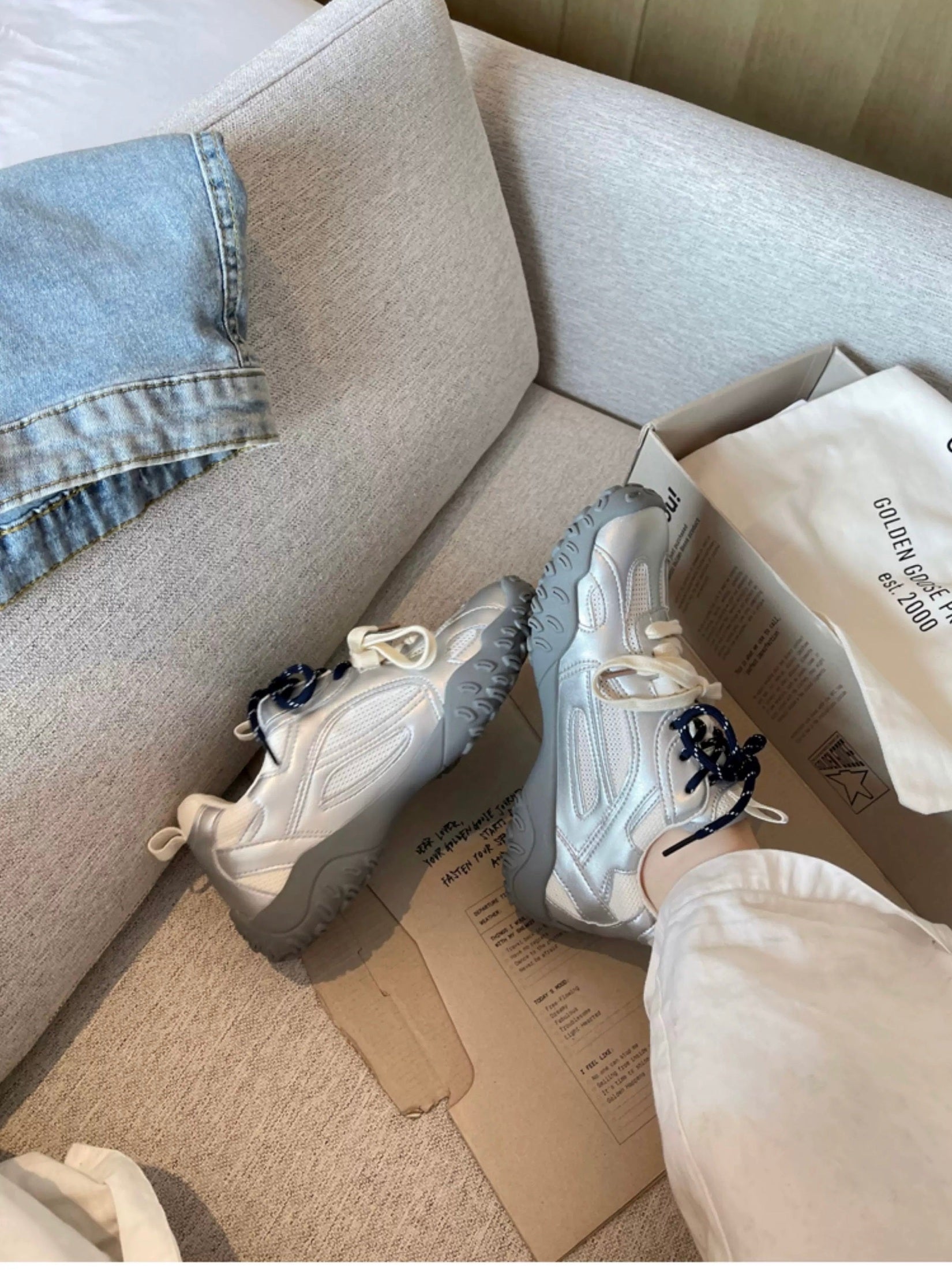 7cm Hidden Elevator Retro Trainer Shoes S0010