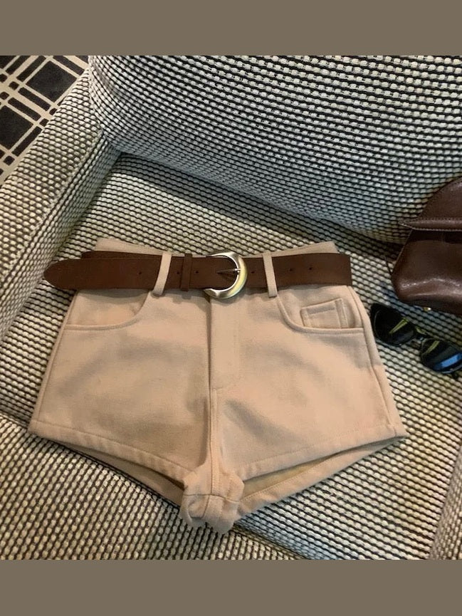 High-Waisted Slimming Casual Shorts C0016