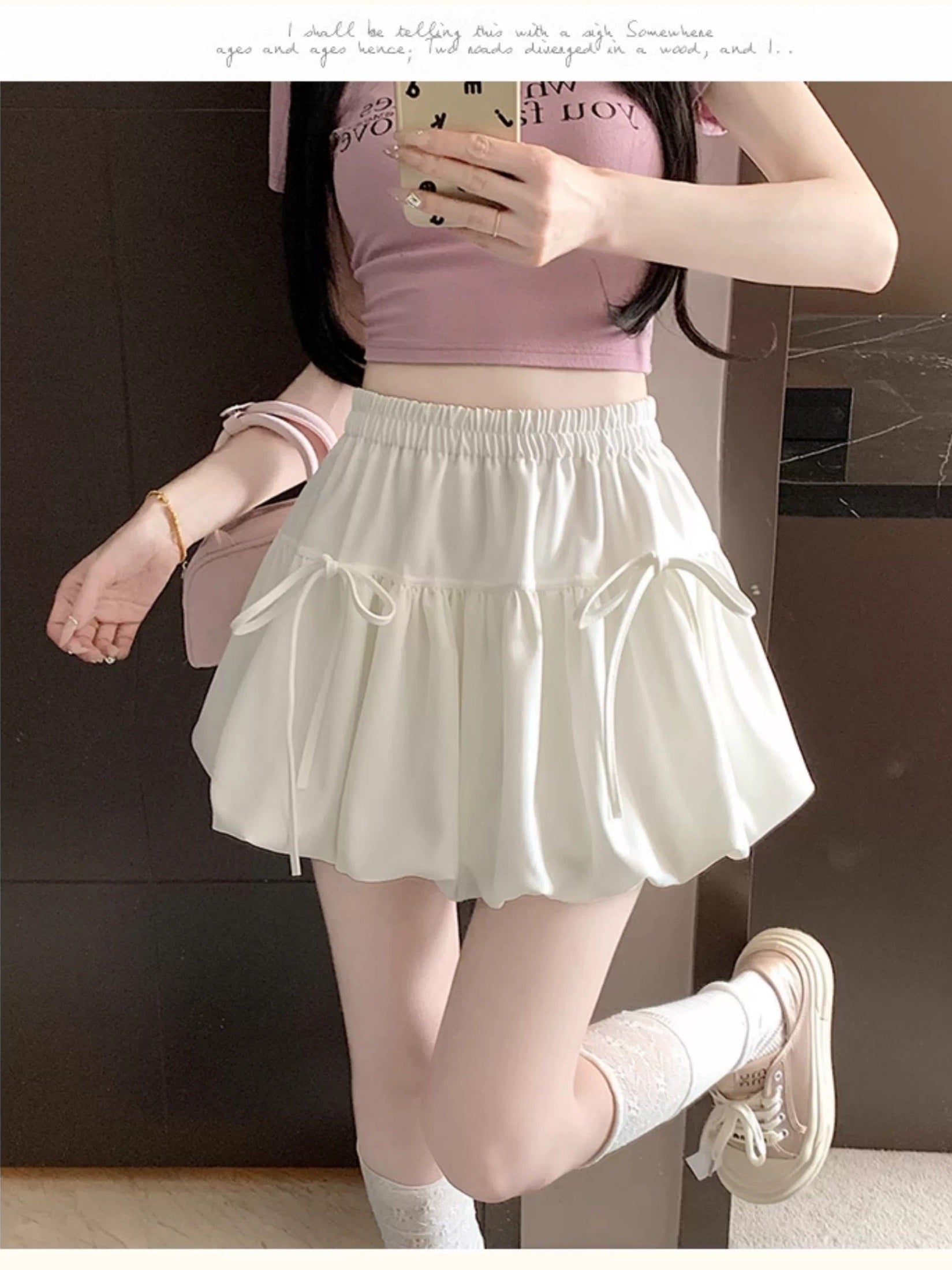 Women’s Ballet-Style Tulip Hem Skirt C0012