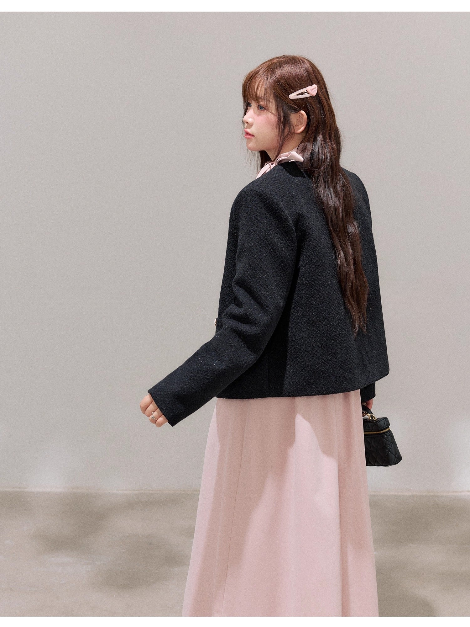 Black Xiaoxiangfeng jacket C0250