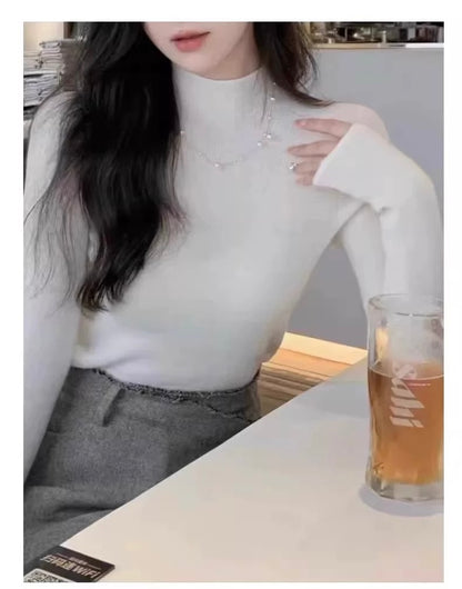 Women’s Mock Neck Slim Fit Undershirt C0002