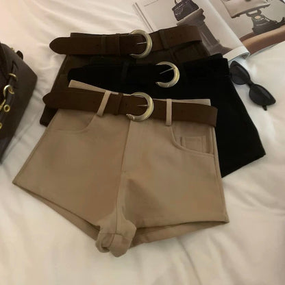 High-Waisted Slimming Casual Shorts C0016