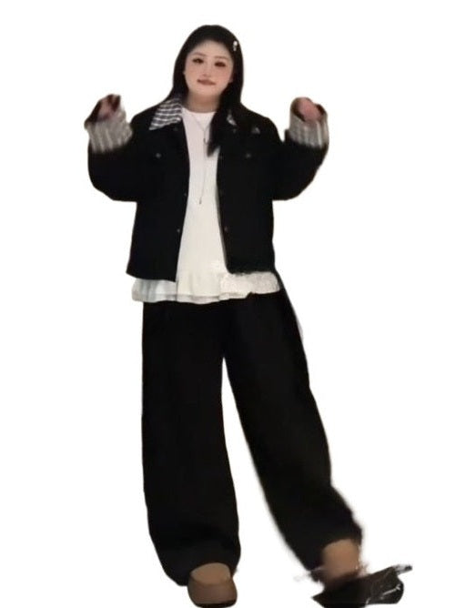 Vintage plaid jacket C0243