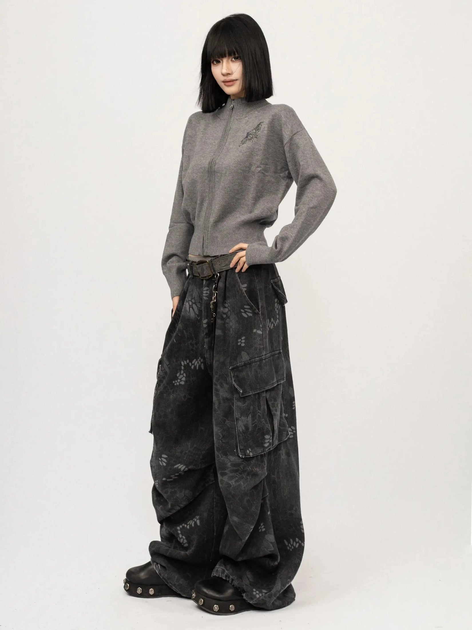 Drop Shoulder American Vintage Cardigan f0398