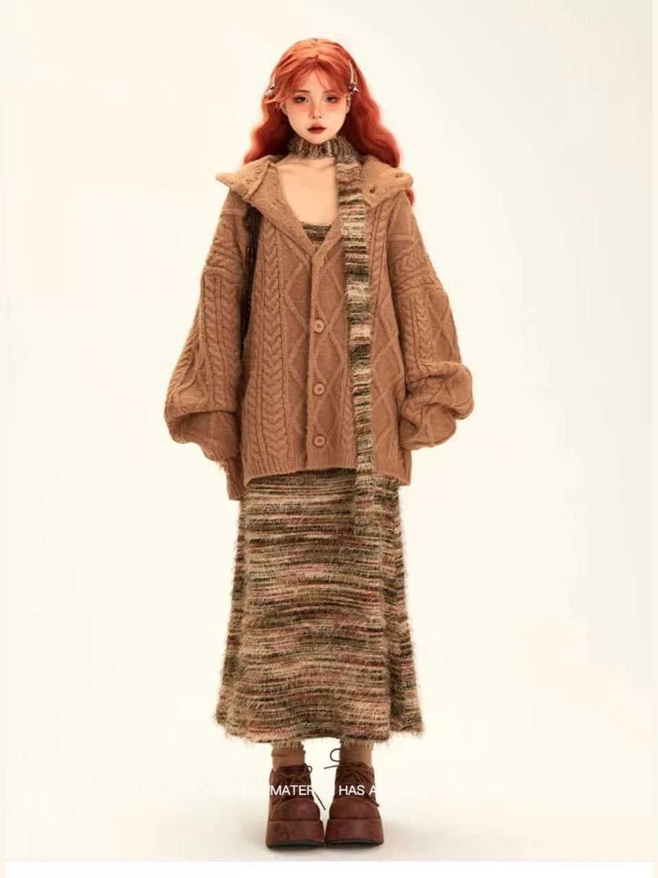 Striped Knit Bodycon Dress with Contrast Design f0328