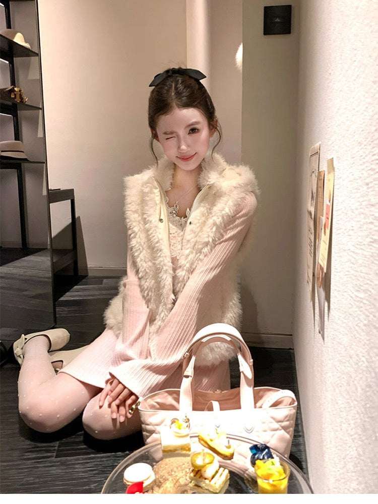 Women’s Hooded Sleeveless Vest Outerwear C0010