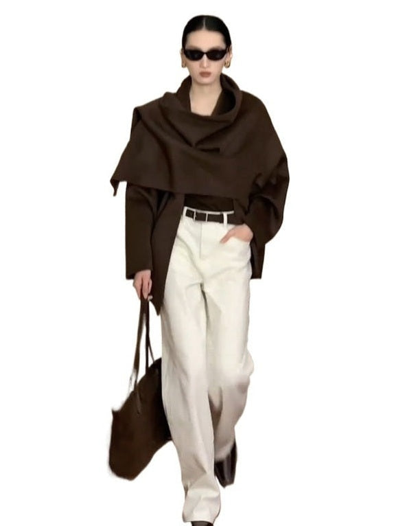 High gram warm wool double-sided woolen jacket f0264