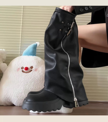 Women’s High-Knee Fashion Rider Boots S0001