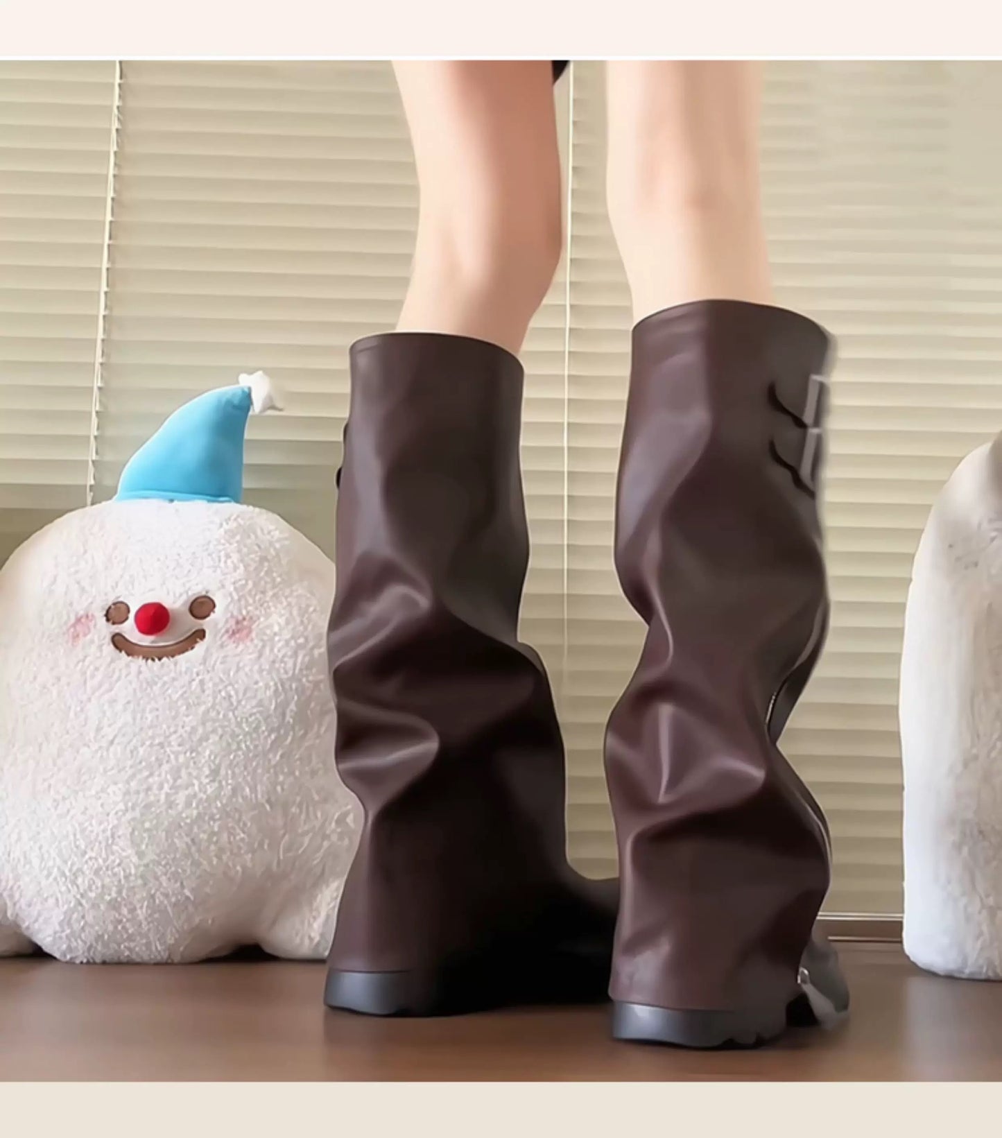 Women’s High-Knee Fashion Rider Boots S0001