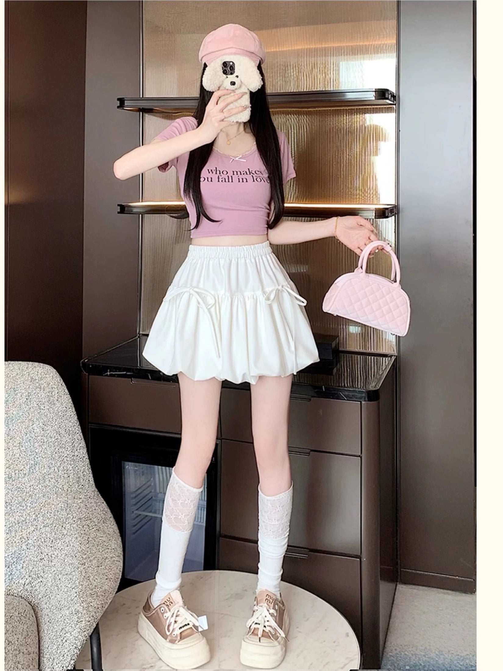 Women’s Ballet-Style Tulip Hem Skirt C0012