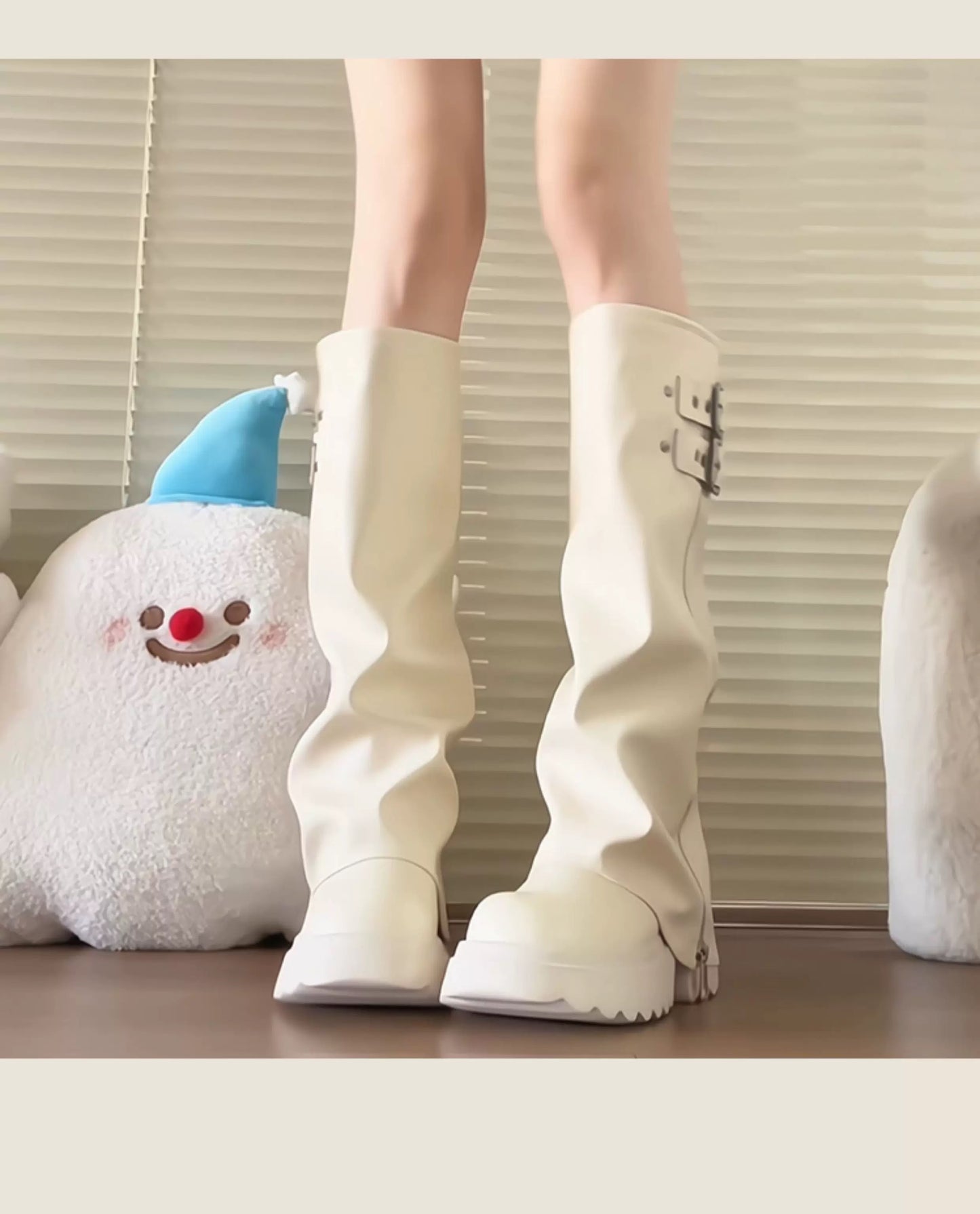 Women’s High-Knee Fashion Rider Boots S0001