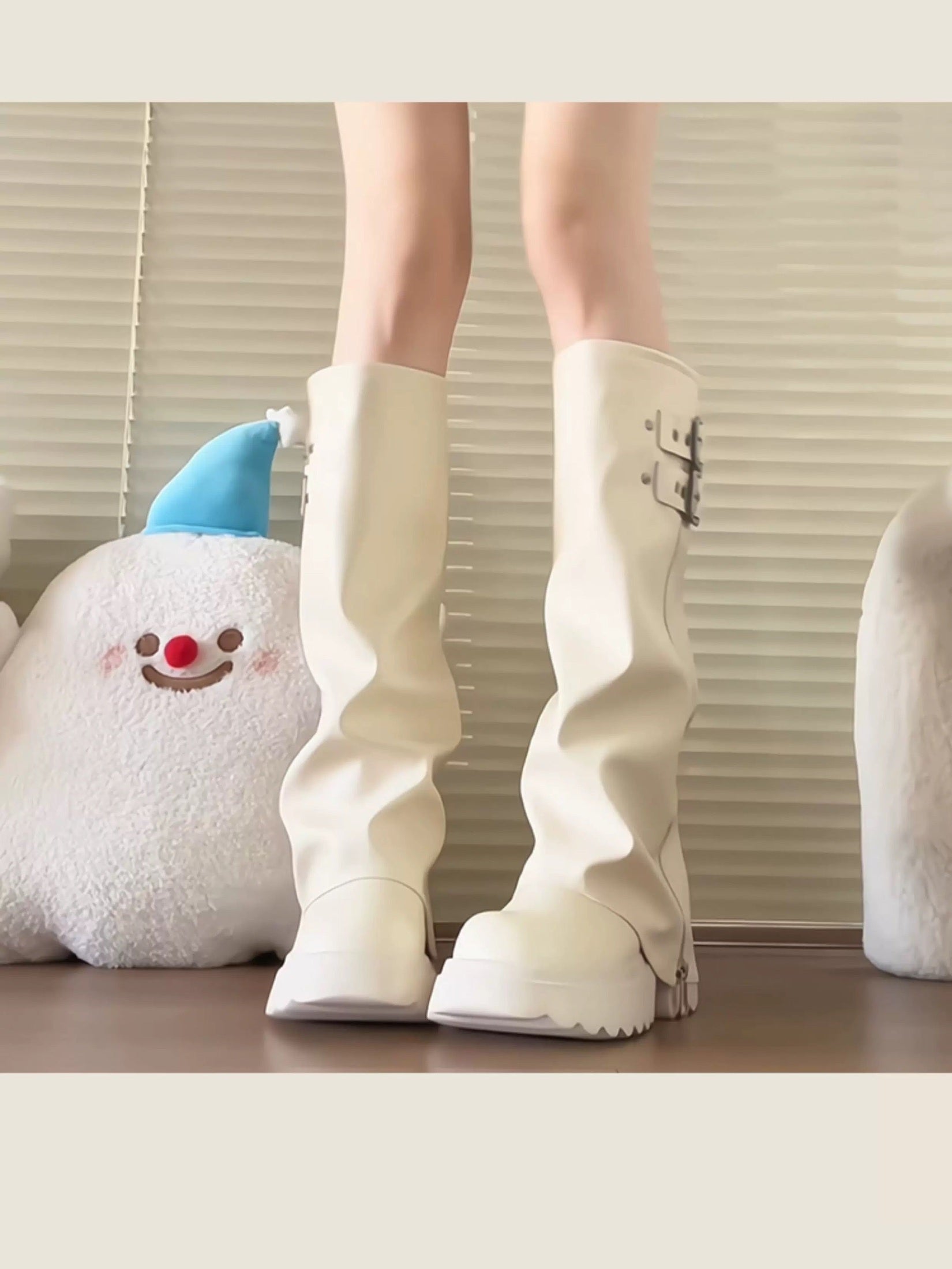 Women’s High-Knee Fashion Rider Boots S0001