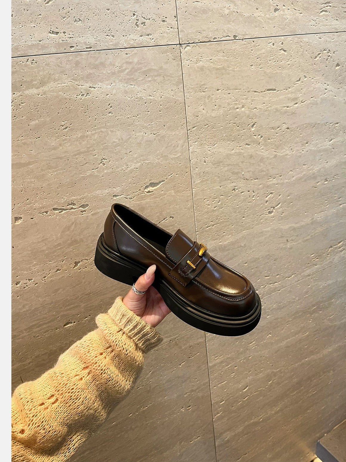 Women’s Vintage British Platform Oxfords S0004