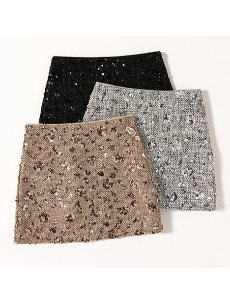 Sequin skirt C0216