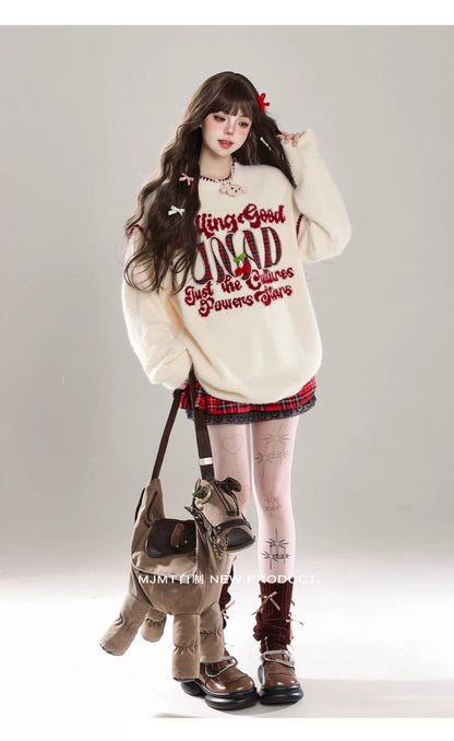 Women’s Vintage USA-Style Embroidered Knit C0022