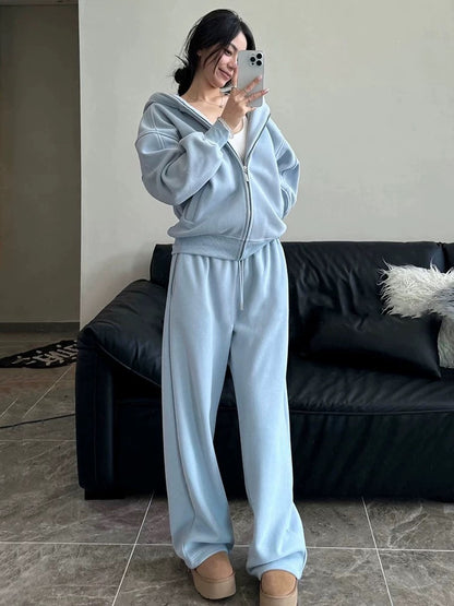 Women’s Sports Hoodie & Sweatpants Set C0023