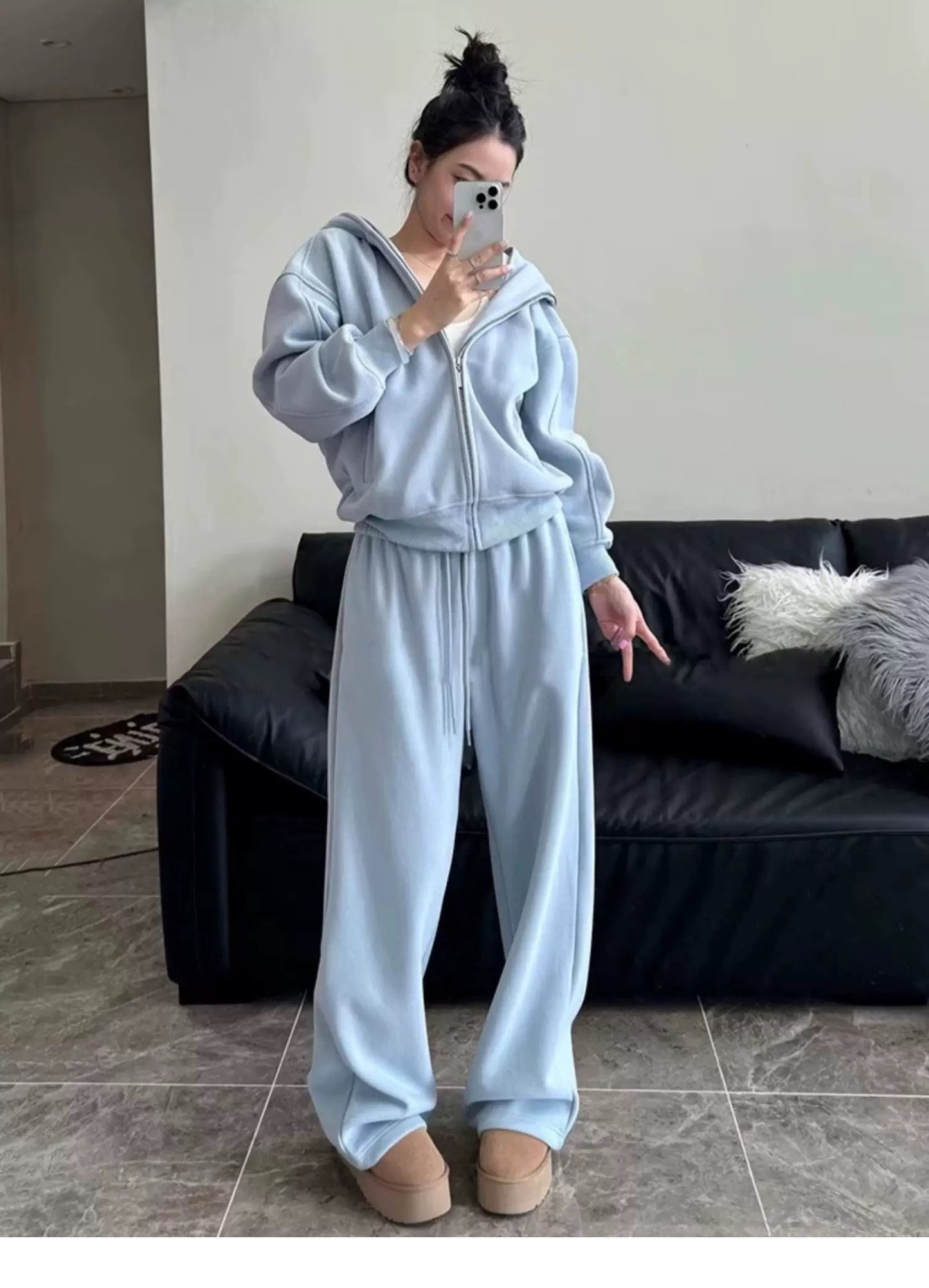 Women’s Sports Hoodie & Sweatpants Set C0023