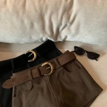 High-Waisted Slimming Casual Shorts C0016