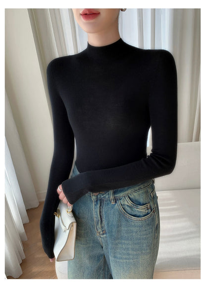 Women’s Mock Neck Slim Fit Undershirt C0002