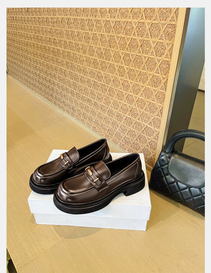 Women’s Vintage British Platform Oxfords S0004