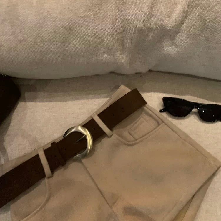 High-Waisted Slimming Casual Shorts C0016