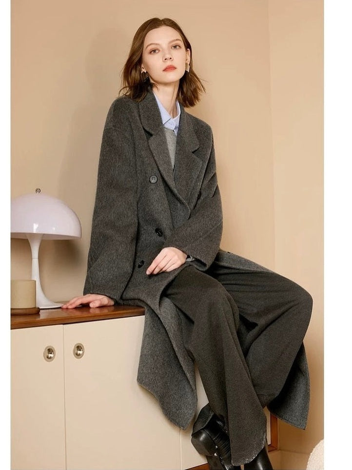 Women’s Chic Mid-Length Wool Jacket C0034