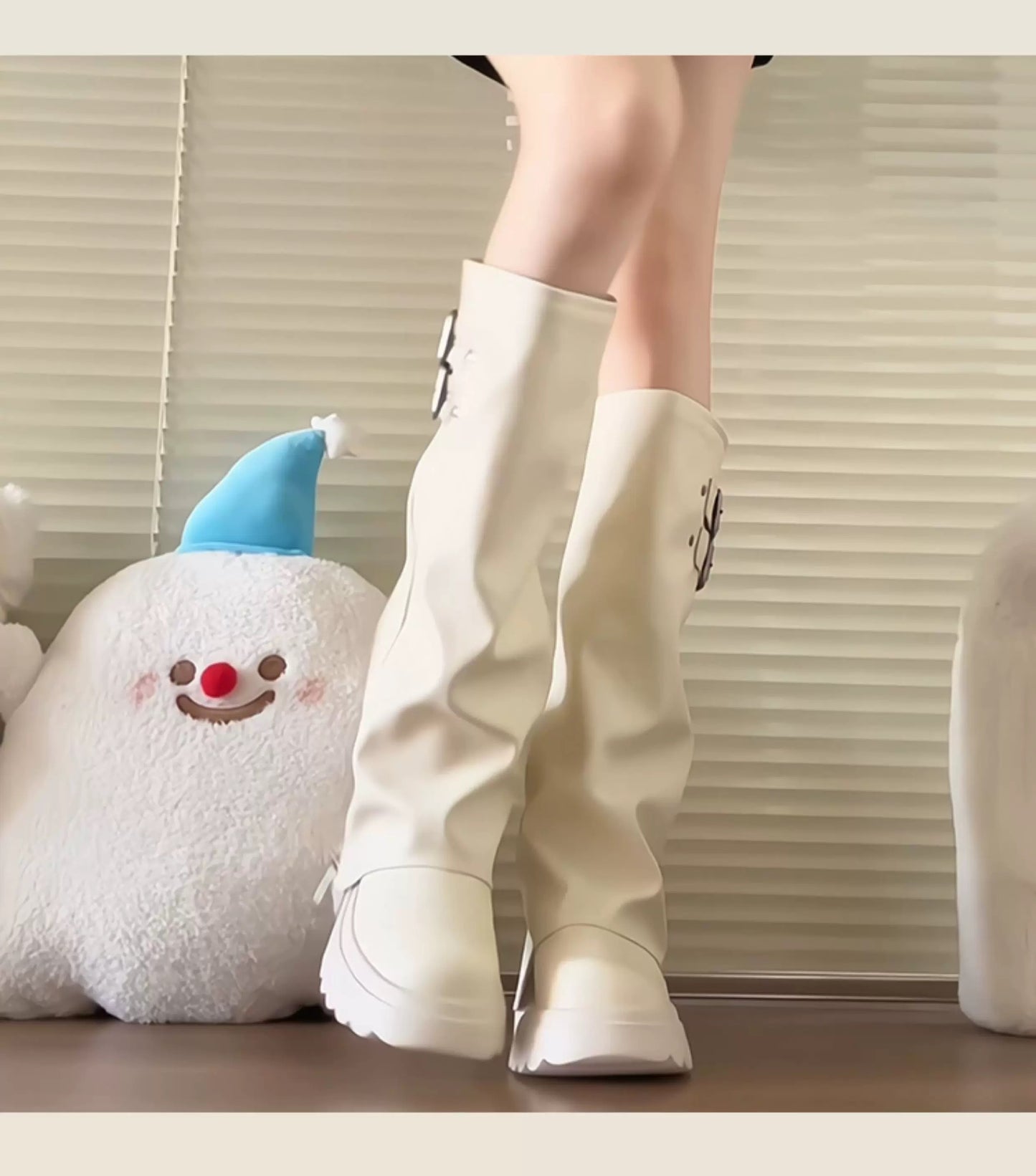 Women’s High-Knee Fashion Rider Boots S0001