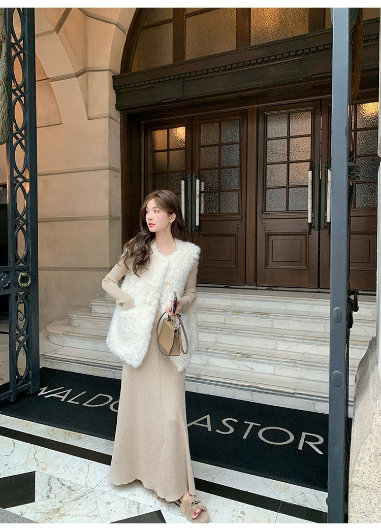 Women’s Sherpa Fleece Thermal Vest C0004