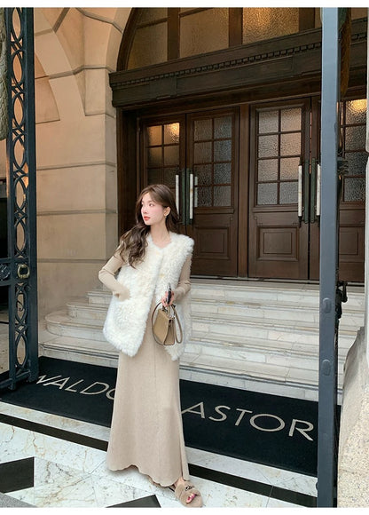 Women’s Sherpa Fleece Thermal Vest C0004