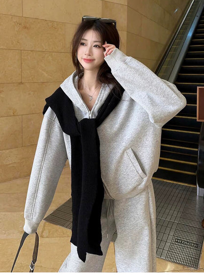 Women’s Sports Hoodie & Sweatpants Set C0023