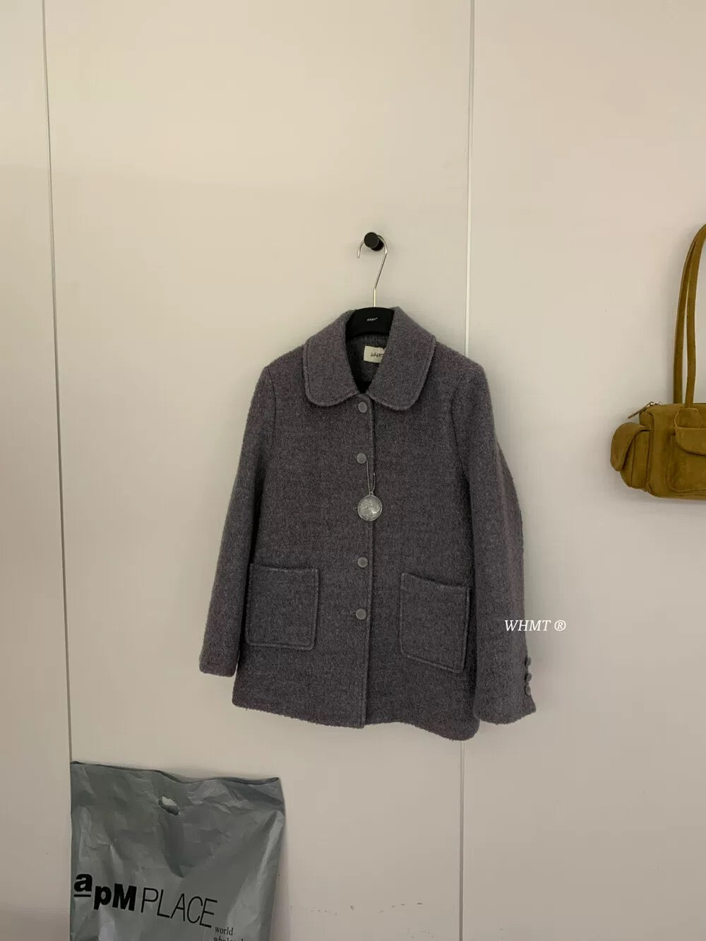 Korean Lapel Mid-Length Thickened Down Coat C0029