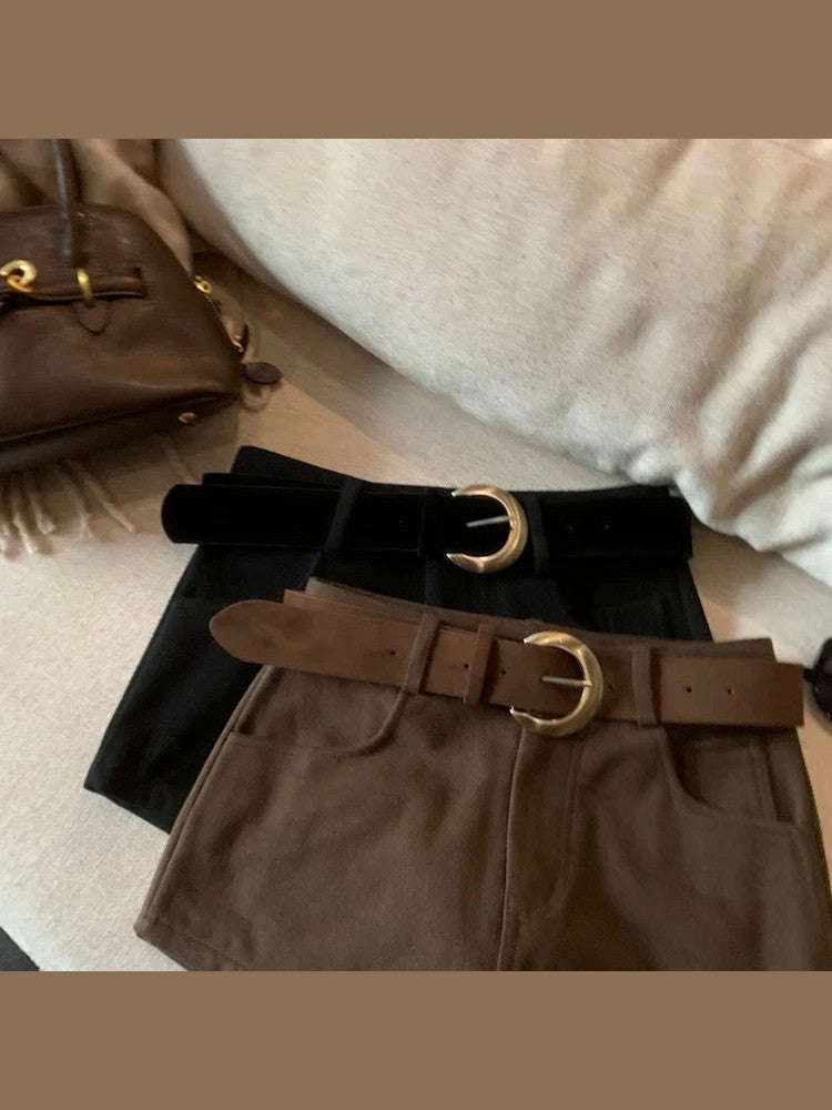 High-Waisted Slimming Casual Shorts C0016