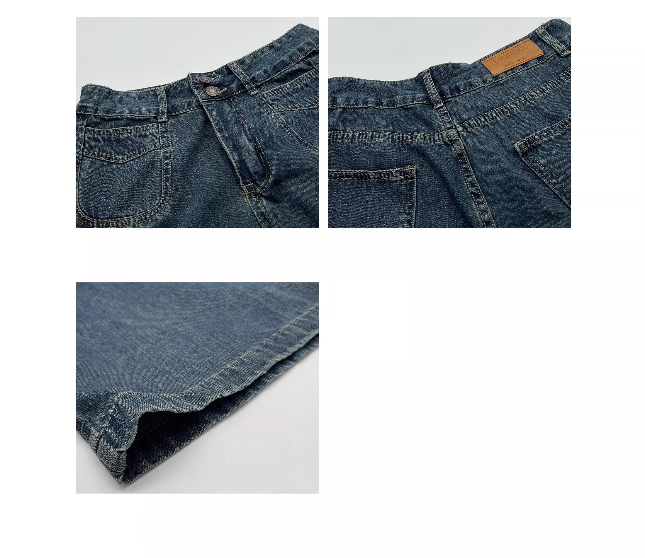 American Vintage Wide Leg Jeans FE0472