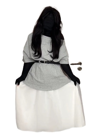 Slash shoulder T-shirt C0090