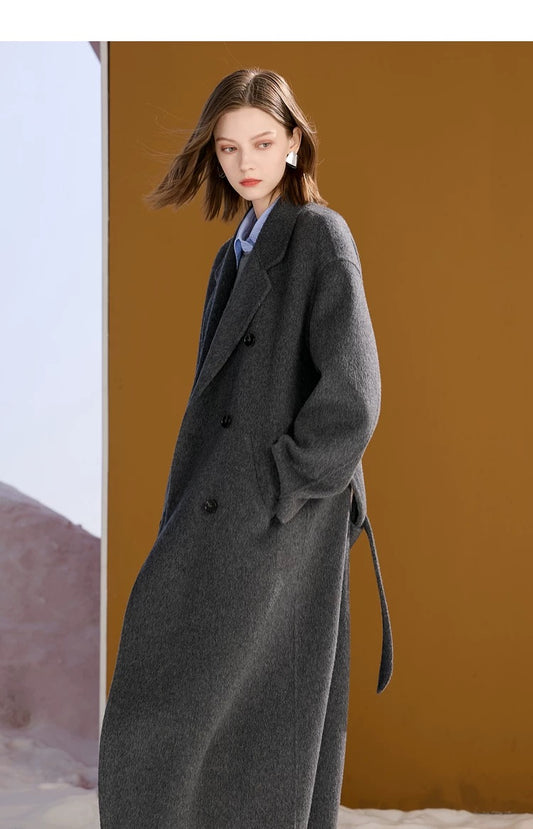 Women’s Chic Mid-Length Wool Jacket C0036