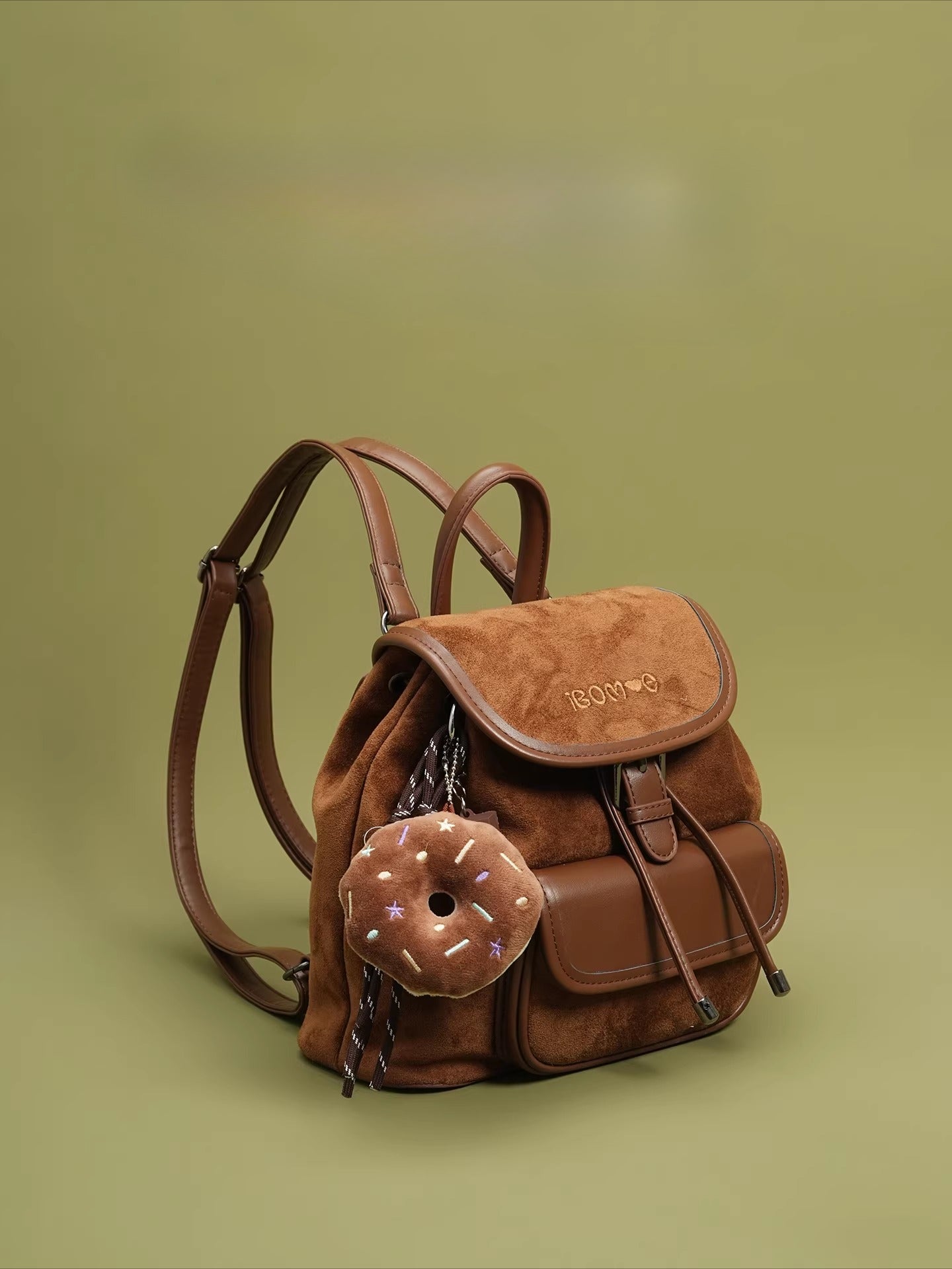 French retro backpack b0320