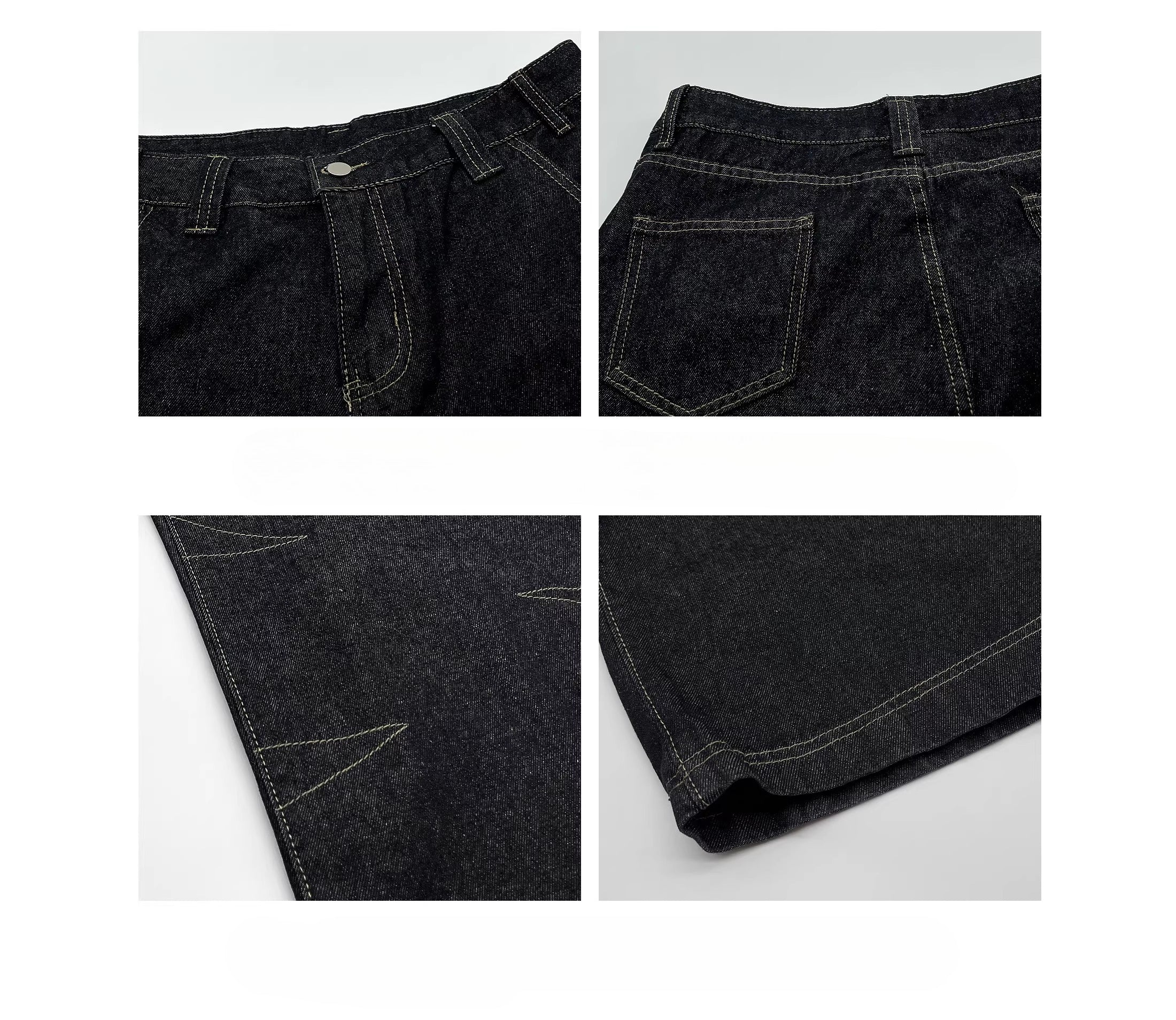 American vintage black jeans FE0468