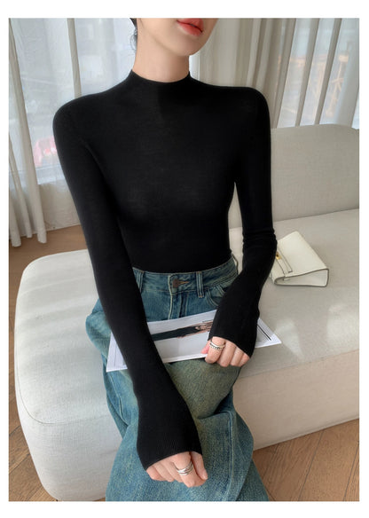 Women’s Mock Neck Slim Fit Undershirt C0002