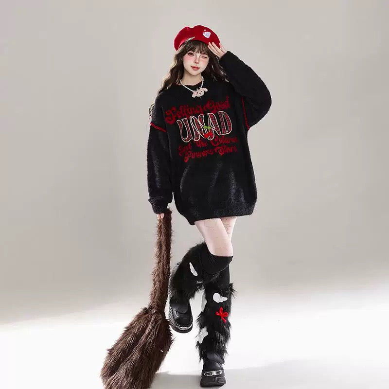 Women’s Vintage USA-Style Embroidered Knit C0022