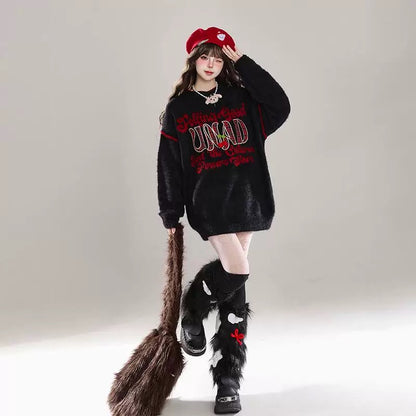 Women’s Vintage USA-Style Embroidered Knit C0022