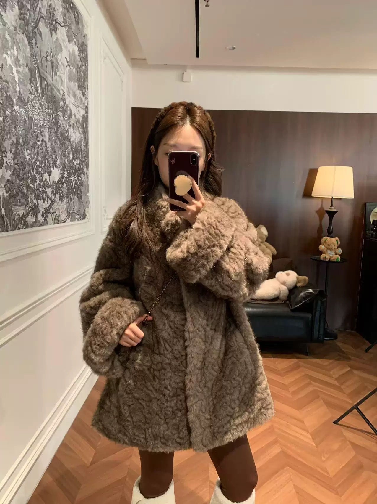 Women’s Fleece Teddy Coat C0032