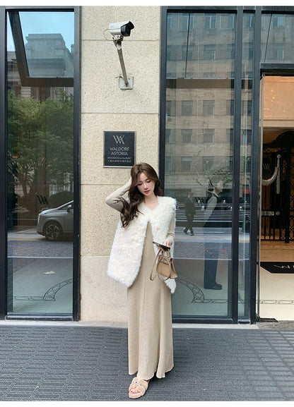 Women’s Sherpa Fleece Thermal Vest C0004