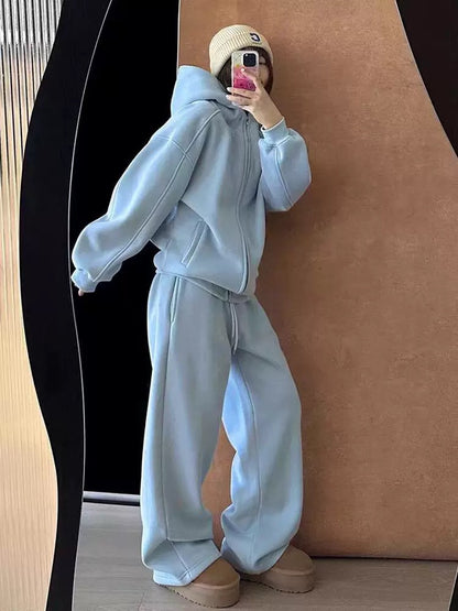 Women’s Sports Hoodie & Sweatpants Set C0023