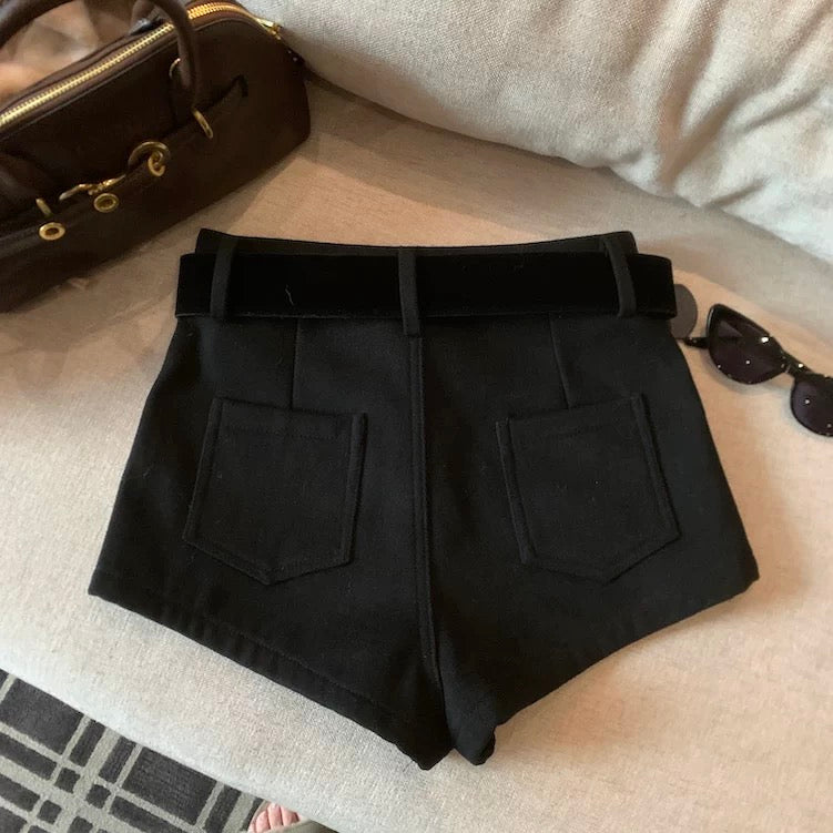 High-Waisted Slimming Casual Shorts C0016