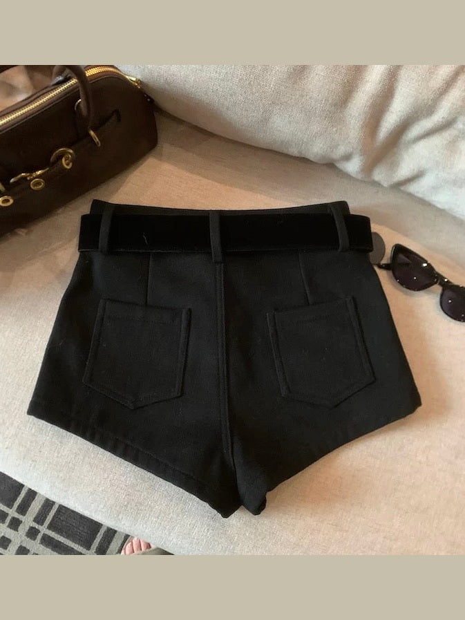 High-Waisted Slimming Casual Shorts C0016