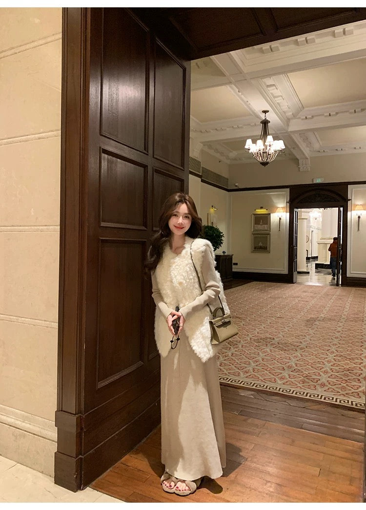 Women’s Sherpa Fleece Thermal Vest C0004